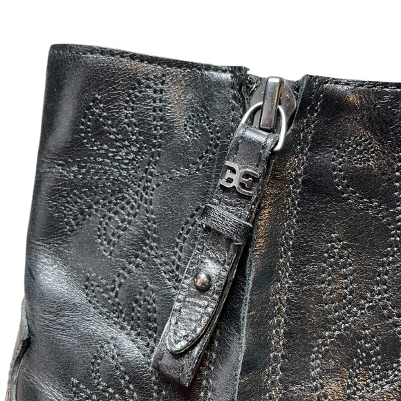 Sam Edelman Black Heeled Ankle Boots - Picture 5 of 11